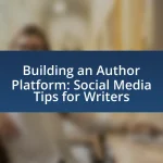 Building an Author Platform: Social Media Tips for Writers