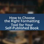 How to Choose the Right Formatting Tool for Your Self-Published Book