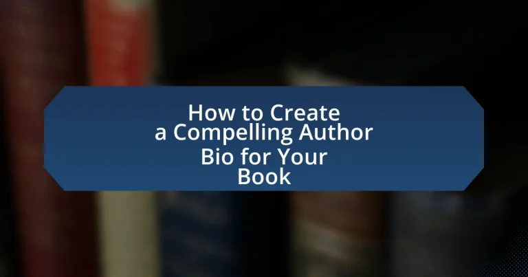 How to Create a Compelling Author Bio for Your Book