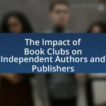 The Impact of Book Clubs on Independent Authors and Publishers