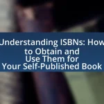 Understanding ISBNs: How to Obtain and Use Them for Your Self-Published Book