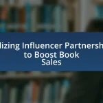 Utilizing Influencer Partnerships to Boost Book Sales